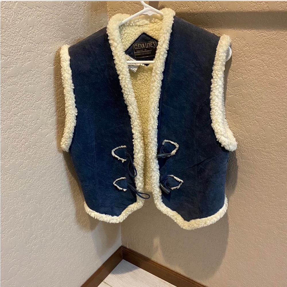 Vintage Clean Lines leather Rancher vest